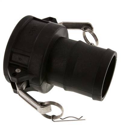 Camlock DN 75 (3'') Polypropylene Coupling Hose Pillar (75 mm) Type C MIL-C-27487