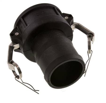Camlock DN 75 (3'') Polypropylene Coupling Hose Pillar (75 mm) Type C MIL-C-27487