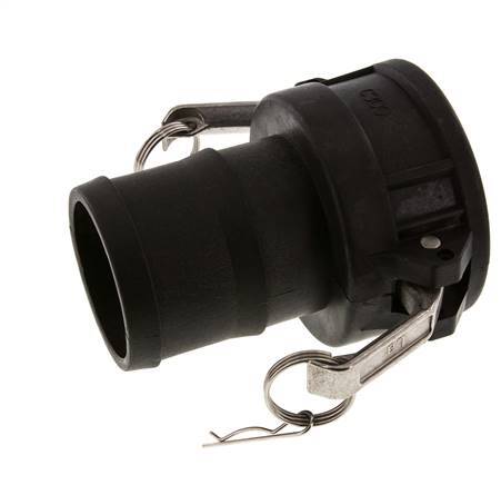 Camlock DN 75 (3'') Polypropylene Coupling Hose Pillar (75 mm) Type C MIL-C-27487