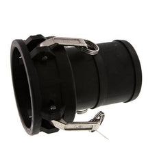 Acoplamiento de polipropileno Camlock DN 90 (4'') Pilar de manguera (100 mm) Tipo C MIL-C-27487