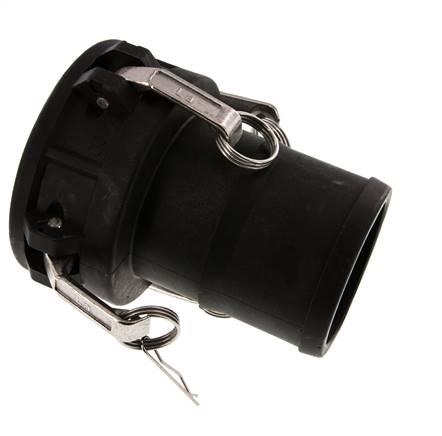 Acoplamiento de polipropileno Camlock DN 90 (4'') Pilar de manguera (100 mm) Tipo C MIL-C-27487