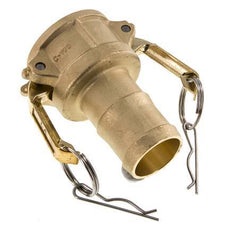Camlock DN 40 (1 1/2'') Brass Coupling Hose Pillar (38 mm) Type C MIL-C-27487