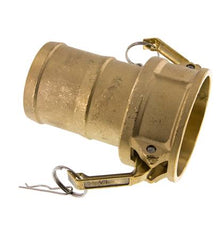 Acoplamiento de latón Camlock DN 140 (6'') Pilar de manguera (150 mm) Tipo C MIL-C-27487