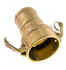 Acoplamiento de latón Camlock DN 140 (6'') Pilar de manguera (150 mm) Tipo C MIL-C-27487
