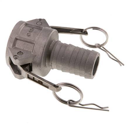 Camlock DN 32 (1 1/4'') Aluminium Coupling Hose Pillar (32 mm) Type C MIL-C-27487