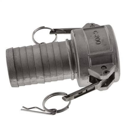 Camlock DN 50 (2'') Aluminium Coupling Hose Pillar (50 mm) Type C MIL-C-27487