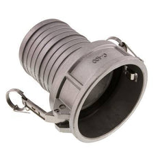 Camlock DN 90 (4'') Aluminium Coupling Hose Pillar (100 mm) Type C MIL-C-27487