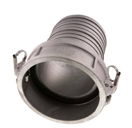 Camlock DN 120 (5'') Aluminium Coupling Hose Pillar (127 mm) Type C MIL-C-27487
