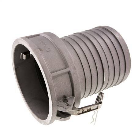 Camlock DN 120 (5'') Aluminium Coupling Hose Pillar (127 mm) Type C MIL-C-27487