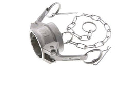 Camlock DN 32 (1 1/4'') Stainless Steel Coupling End Cap Type DC MIL-C-27487