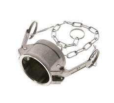 Tapón de acoplamiento de acero inoxidable Camlock DN 40 (1 1/2'') Tipo DC MIL-C-27487
