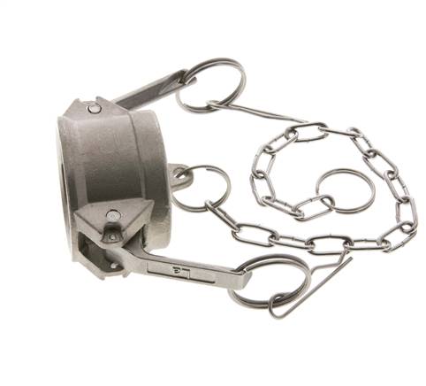 Tapón de acoplamiento de acero inoxidable Camlock DN 40 (1 1/2'') Tipo DC MIL-C-27487