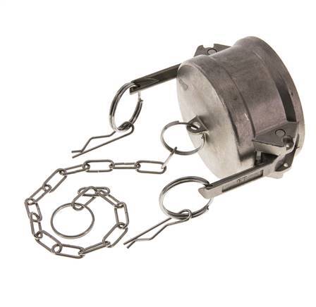 Camlock DN 60 (2 1/2'') Stainless Steel Coupling End Cap Type DC MIL-C-27487