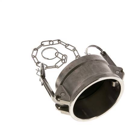Camlock DN 60 (2 1/2'') Stainless Steel Coupling End Cap Type DC MIL-C-27487