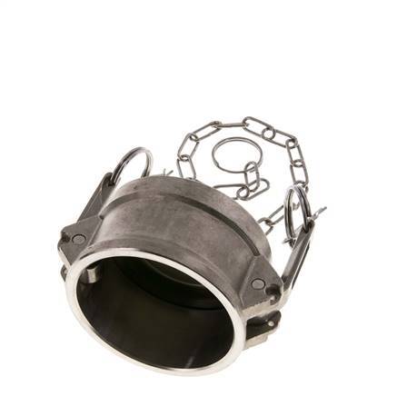 Camlock DN 60 (2 1/2'') Stainless Steel Coupling End Cap Type DC MIL-C-27487