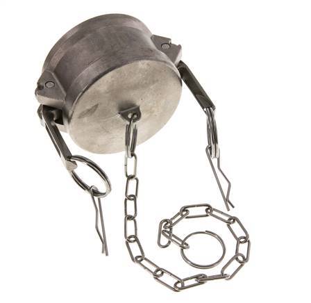 Camlock DN 60 (2 1/2'') Stainless Steel Coupling End Cap Type DC MIL-C-27487