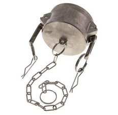 Camlock DN 60 (2 1/2'') Stainless Steel Coupling End Cap Type DC MIL-C-27487