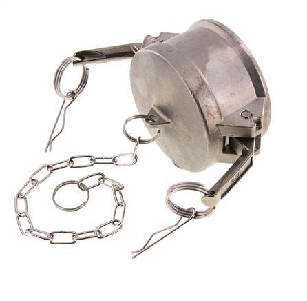 Tapón de acoplamiento de acero inoxidable Camlock DN 75 (3'') Tipo DC MIL-C-27487