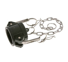 Tapón de acoplamiento de polipropileno Camlock DN 32 (1 1/4'') Tipo DC MIL-C-27487