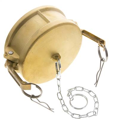Tapón de acoplamiento de latón Camlock DN 140 (6'') Tipo DC MIL-C-27487