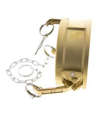 Camlock DN 90 (4'') Brass Coupling End Cap Type DC MIL-C-27487