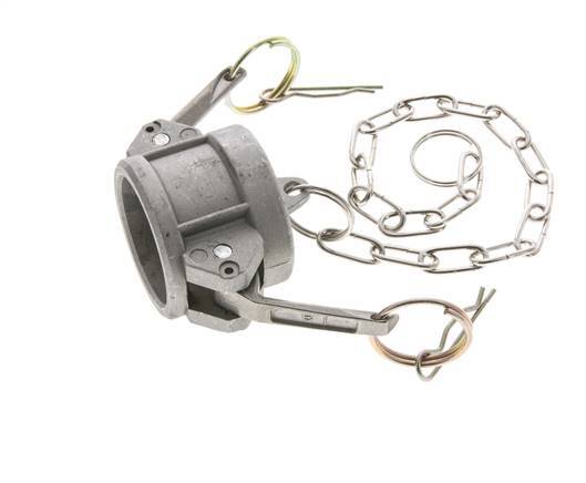 Camlock DN 32 (1 1/4'') Aluminium Coupling End Cap Type DC MIL-C-27487