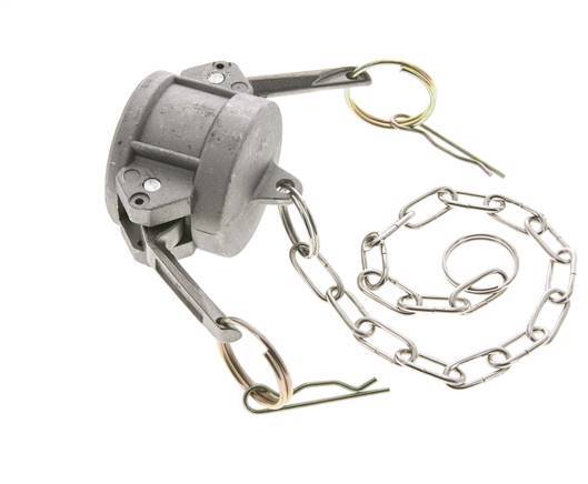 Camlock DN 32 (1 1/4'') Aluminium Coupling End Cap Type DC MIL-C-27487