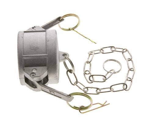 Camlock DN 50 (2'') Aluminium Coupling End Cap Type DC MIL-C-27487