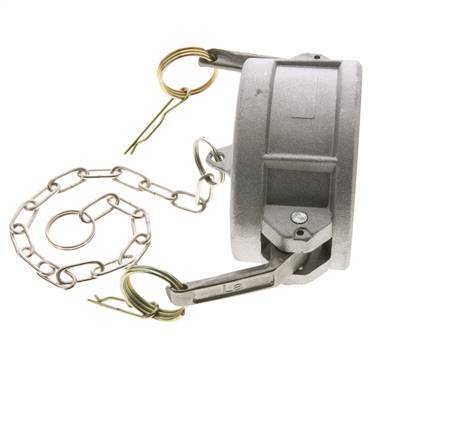 Camlock DN 75 (3'') Aluminium Coupling End Cap Type DC MIL-C-27487