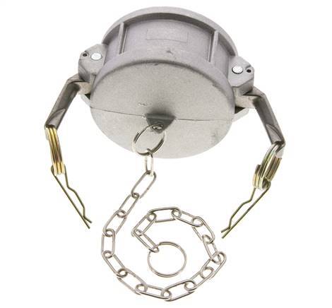 Camlock DN 75 (3'') Aluminium Coupling End Cap Type DC MIL-C-27487