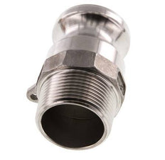 Camlock DN 32 (1 1/4'') Stainless Steel Coupling R 1 1/4'' Male Thread Type F MIL-C-27487