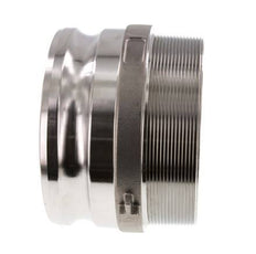 Camlock DN 120 (5'') Stainless Steel Coupling R 5'' Male Thread Type F MIL-C-27487