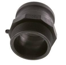 Camlock DN 75 (3'') Polypropylene Coupling R 3'' Male Thread Type F MIL-C-27487