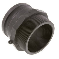 Camlock DN 90 (4'') Polypropylene Coupling R 4'' Male Thread Type F MIL-C-27487