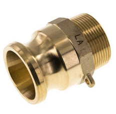 Camlock DN 40 (1 1/2'') Brass Coupling R 1 1/2'' Male Thread Type F MIL-C-27487
