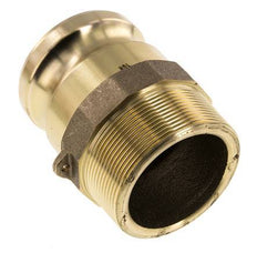 Camlock DN 60 (2 1/2'') Brass Coupling R 2 1/2'' Male Thread Type F MIL-C-27487