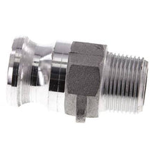 Camlock DN 20 (3/4'') Aluminium Coupling R 3/4'' Male Thread Type F MIL-C-27487