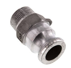 Camlock DN 25 (1'') Aluminium Coupling R 1'' Male Thread Type F MIL-C-27487