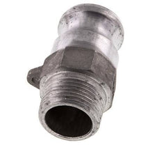 Camlock DN 25 (1'') Aluminium Coupling R 1'' Male Thread Type F MIL-C-27487