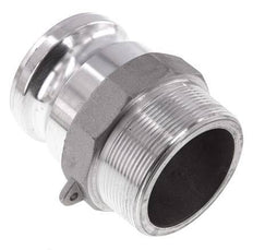 Camlock DN 60 (2 1/2'') Aluminium Coupling R 2 1/2'' Male Thread Type F MIL-C-27487