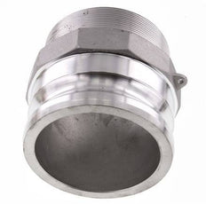Camlock DN 90 (4'') Aluminium Coupling R 4'' Male Thread Type F MIL-C-27487