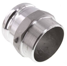 Camlock DN 90 (4'') Aluminium Coupling R 4'' Male Thread Type F MIL-C-27487