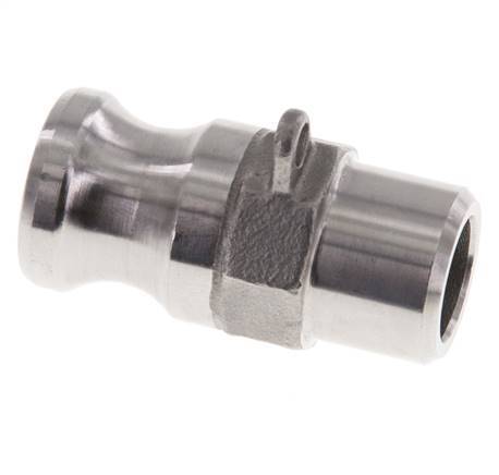 Camlock DN 15 (1/2'') Stainless Steel Coupling Weld End (21.3 mm) Type F (AS) MIL-C-27487