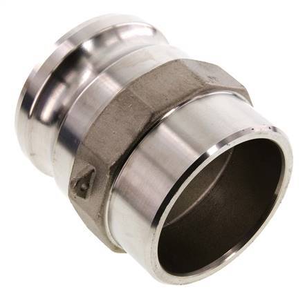 Camlock DN 75 (3'') Stainless Steel Coupling Weld End (88.9 mm) Type F (AS) MIL-C-27487