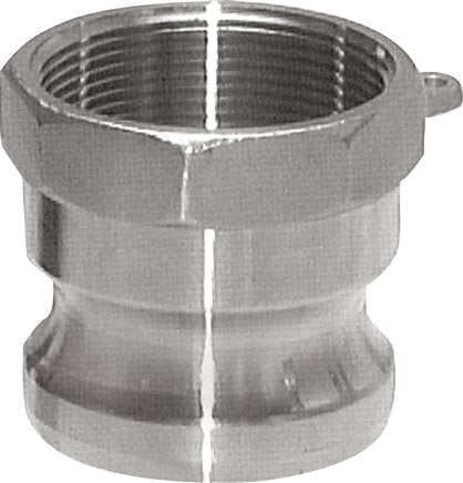 Camlock DN 120 (5'') Aluminium Coupling Rp 5'' Female Thread Type A MIL-C-27487