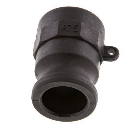 Camlock DN 20 (3/4'') Polypropylene Coupling Rp 3/4'' Female Thread Type A MIL-C-27487 [2 Pieces]
