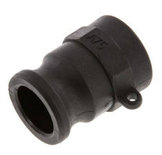 Camlock DN 20 (3/4'') Polypropylene Coupling Rp 3/4'' Female Thread Type A MIL-C-27487 [2 Pieces]