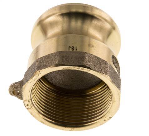 Camlock DN 40 (1 1/2'') Brass Coupling Rp 1 1/2'' Female Thread Type A MIL-C-27487