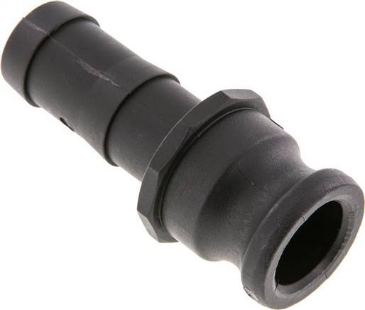 Camlock DN 25 (1'') Polypropylene Coupling Hose Pillar (25 mm) Type E MIL-C-27487 [2 Pieces]