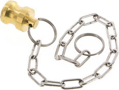 Camlock DN 15 (1/2'') Brass Coupling Plug Type DP MIL-C-27487